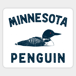 Funny Loon Minnesota Penguin Magnet